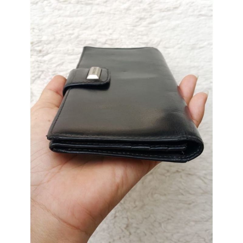 Jual Dompet Wanita Carlo Rino Hitam Kulit Asli | Shopee Indonesia