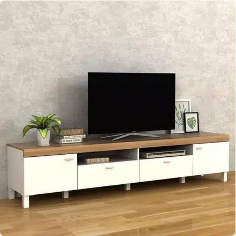 Jual RAK TV MINIMALIS RAK TV RETRO MEJA TV BUFFET TV LIVING ROOM LEMARI ...