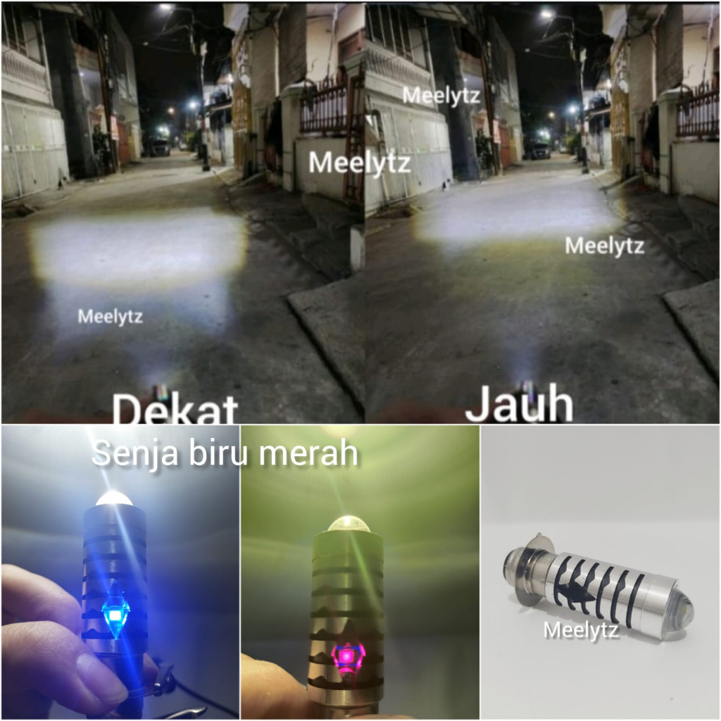 Jual Lampu Utama Led H Laser Jauh Dekat Putihkuning Plus Senja Biru