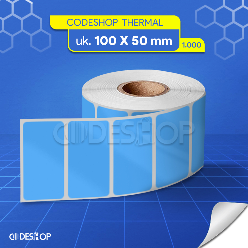Jual Stiker Label Inventaris Barcode Dus Produk Warehouse Thermal ...