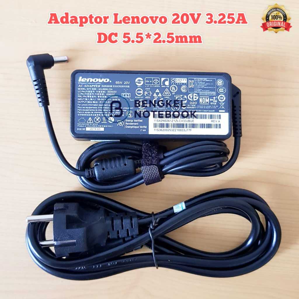 Chargeur Adaptable Pour PC Portable LENOVO USB 20V-2.5A