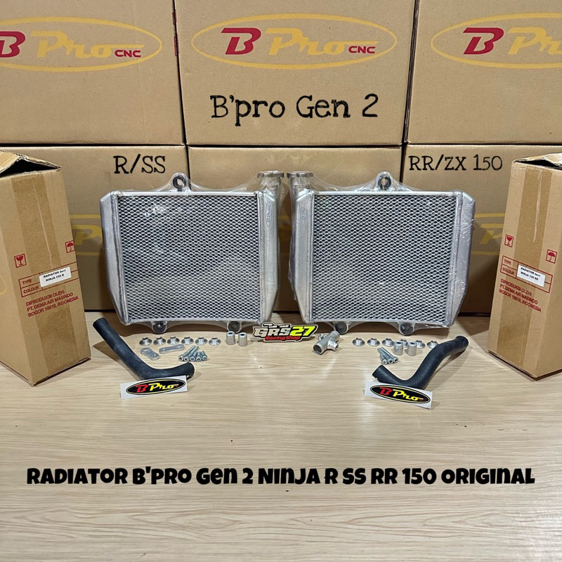 Jual RADIATOR BPRO GEN 2 NINJA R SS RR NEW OLD ZX CBU 150 RADIATOR ALMU ...