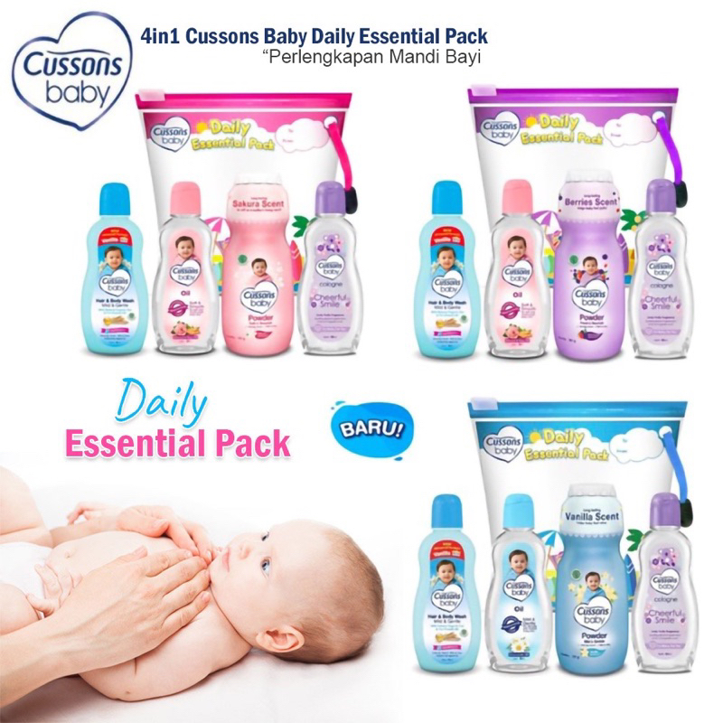 Jual Cussons Baby Mini Bag Gift Set Daily Essential Pack Cussons Travel
