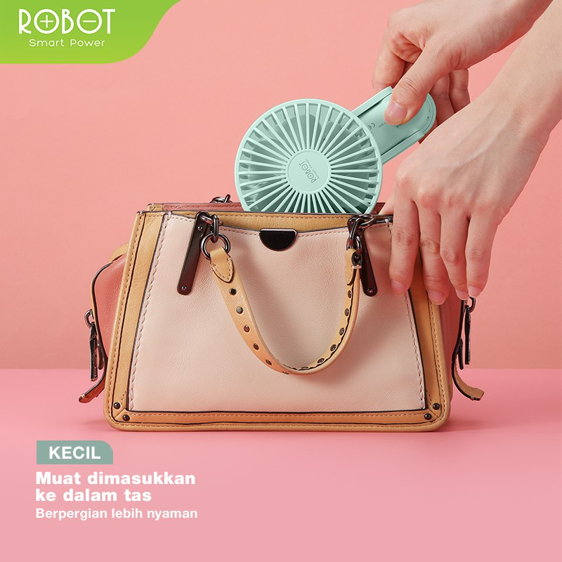 Jual Kipas Mini ROBOT RT-BF11 Portable Fan Powerbank 2000mAh | Shopee ...