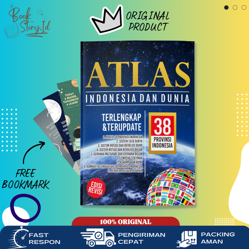 Jual Buku Peta Atlas Terlengkap Dan Terkomplet : Indonesia Dan Dunia ...