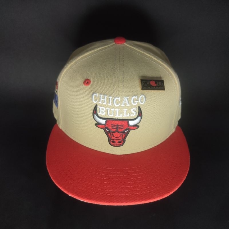 Jual Topi Caps New Era NBA Chicago Bulls 2 colours with Pin | Shopee ...