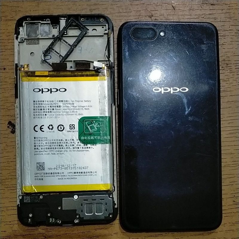 Jual Oppo A3s Cph 1803 Tnp Mesin,lcd Retak | Shopee Indonesia