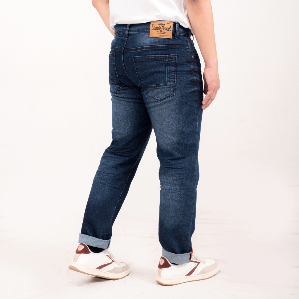 Jual Celana Jeans Pria Panjang Slimfit Ringkel Selvedge Denim Slimfit ...