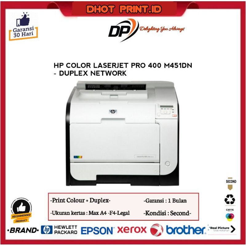 Jual Jual Printer HP Color Laserjet Pro400 M451dn Duplex network ...