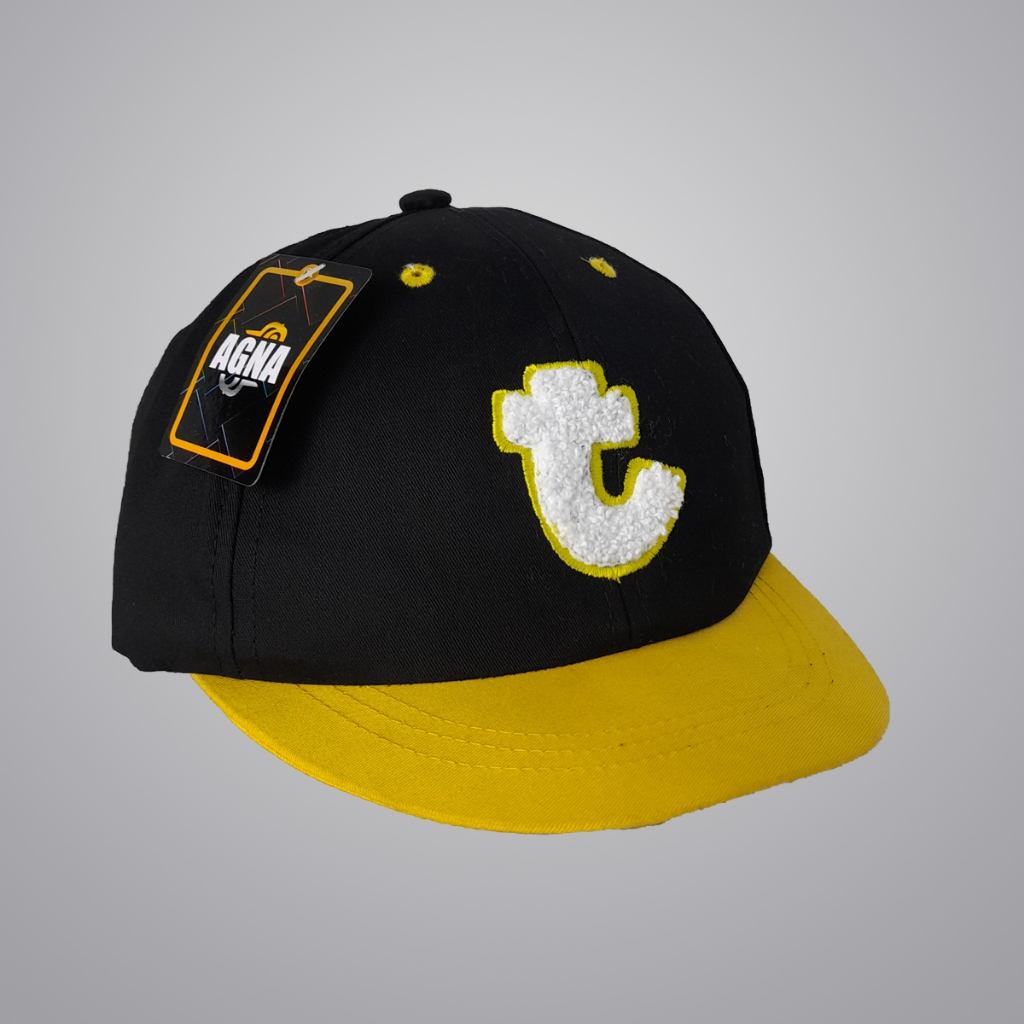 Jual Topi Huruf Topi Lidah Pendek Topi Visor Pendek Bordir Towel Black ...