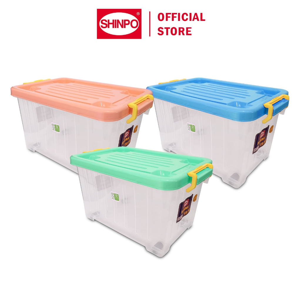 Jual SHINPO Kontainer Plastik Dengan Roda Spark Container Box Kotak ...
