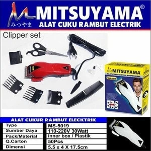 Mitsuyama MS-5019 Mesin Cukur Rambut Elektrik Hair Clipper | AutoStock