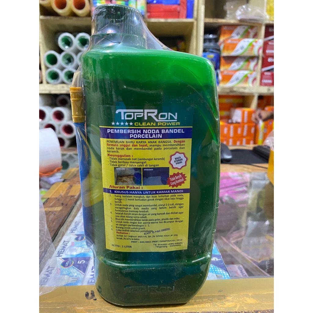 Jual (Original) TOPRON Clean Power / Pembersih Noda Membandel Porcelain ...