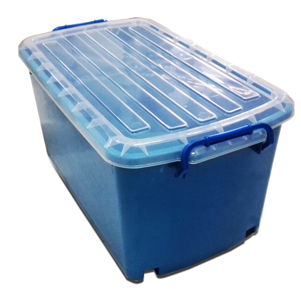 Jual BOX CONTAINER 90 LITER + RODA (76,5 x 44,5 x 38 cm) / Box ...