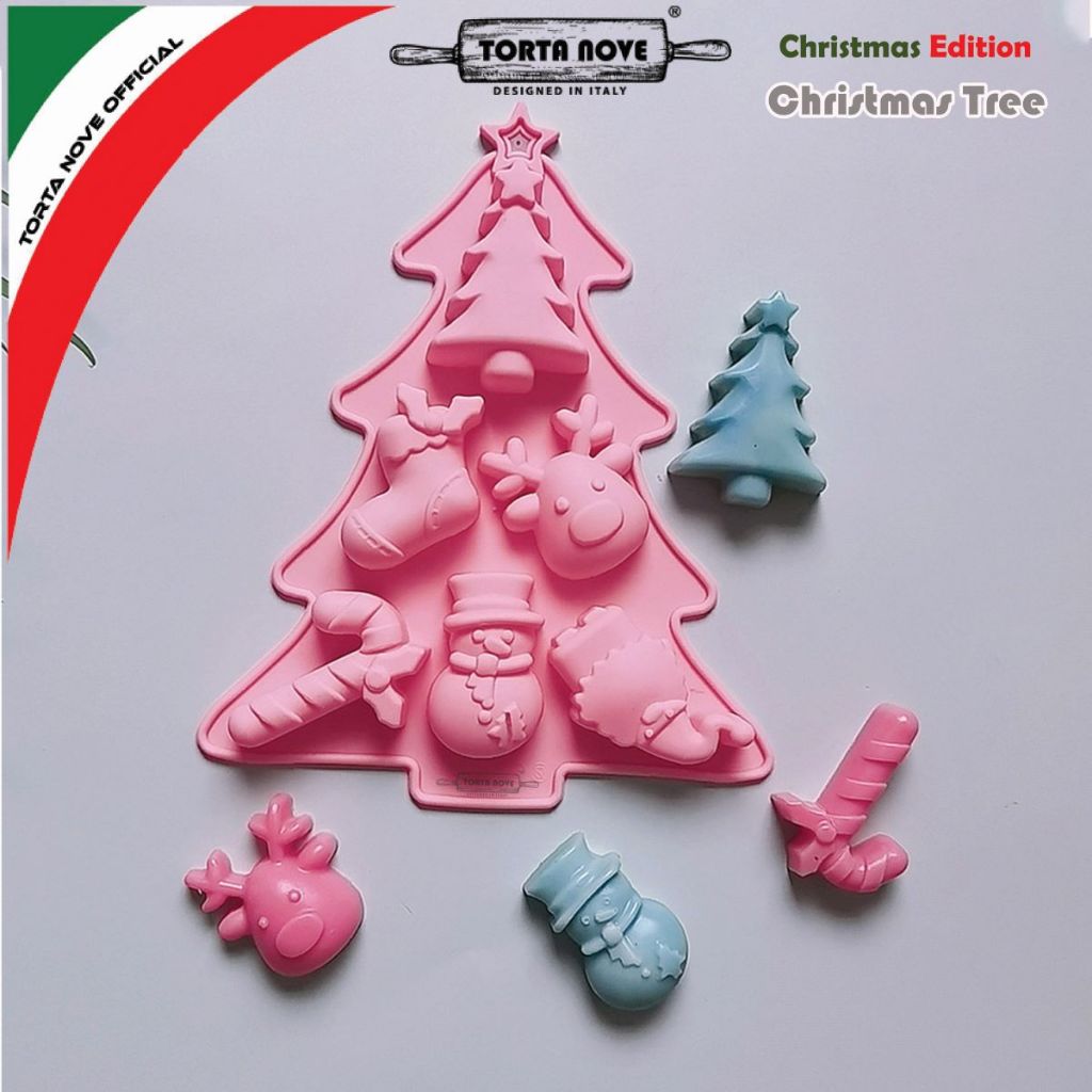 Jual [COD] Cetakan kue natal  Cetakan kue kering natal  CHRISTMAS 6   Cetakan silikon  Cetakan bentuk manusia salju snowman pohon natal rusa   Cetakan coklat bolu telur pudding jelly