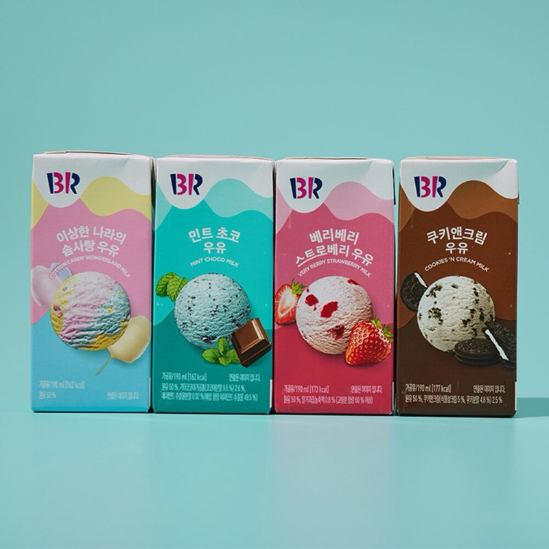 Jual [READYSTOCK] Baskin Robbins Milk 190ml Mint Choco Cookies n Cream ...