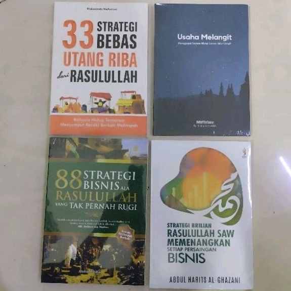 Jual Paket Buku Islami Strategi Bebas Utang Riba Dari Rasulullah Strategi Bisnis Ala