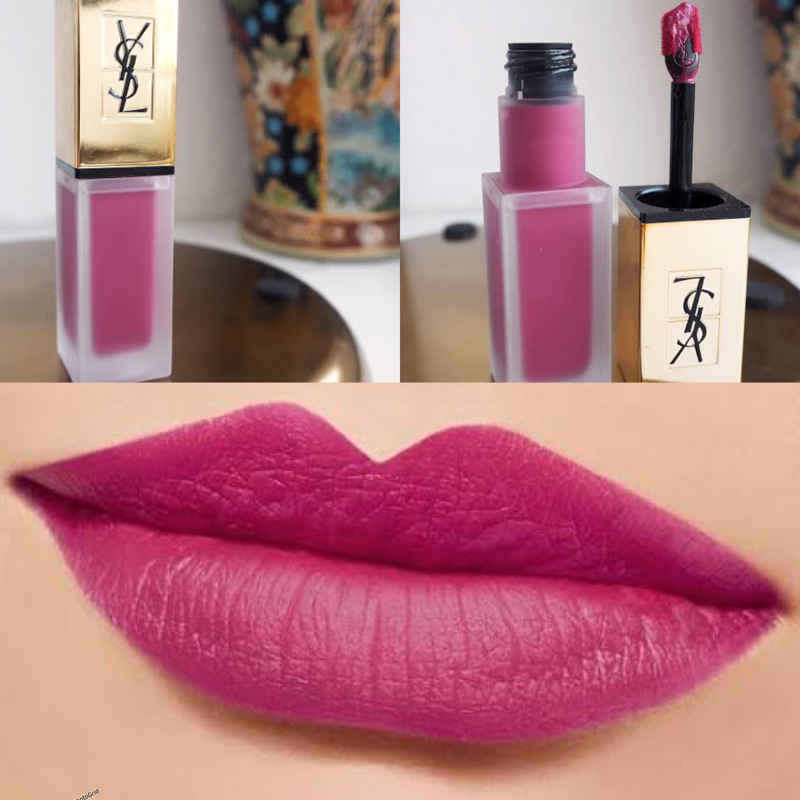 YSL Tatouage Couture Liquid Matte Velvet Cream Lip Stain Full Size 6ml  Original Yves Saint Laurent Liquid Lipstick