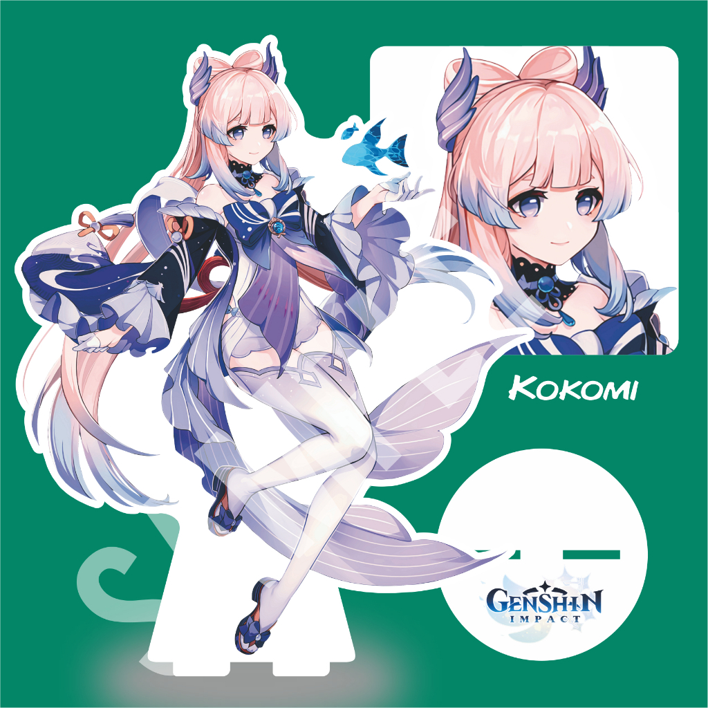 Jual GI INAZUMA Akrilik Standee Aether Ayaka Ayato Gorou Itto Kazuha ...