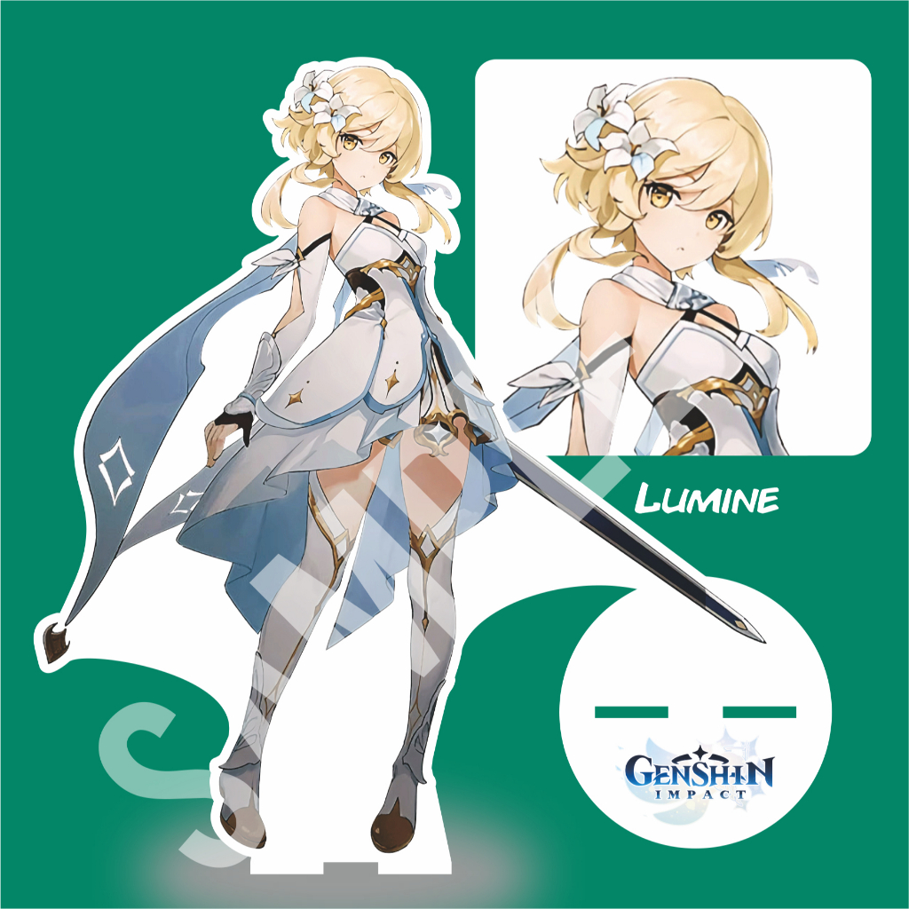 Jual GI INAZUMA Akrilik Standee Aether Ayaka Ayato Gorou Itto Kazuha ...