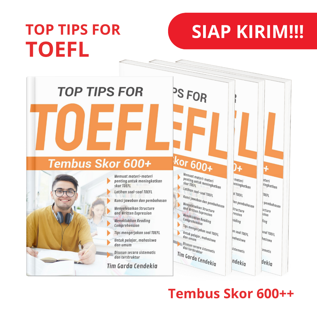 Jual BUKU TES TOEFL - TOP TIPS FOR TOEFL TEMBUS SKOR 600+ BEST SELLER ...