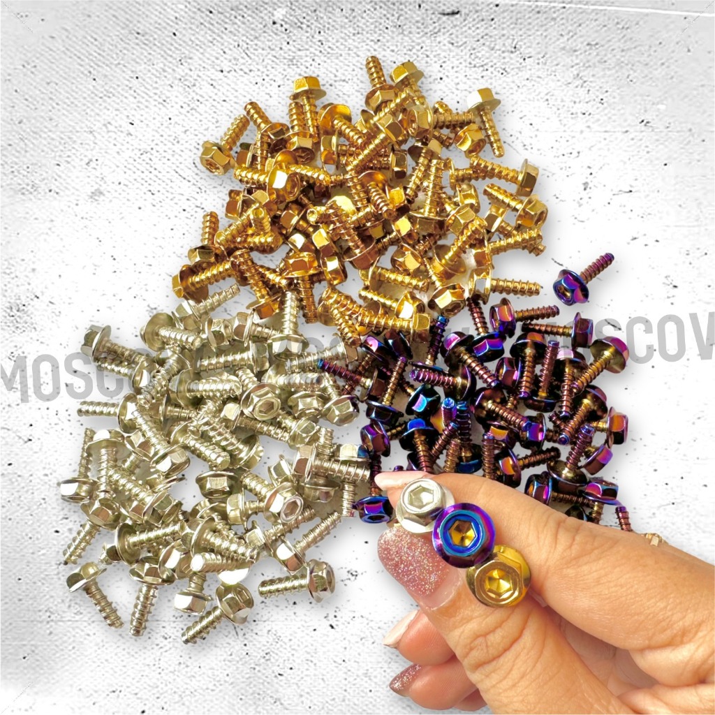 Jual BAUT BODY PROBOLT HENG HONDA YAMAHA CHROME CROME COCOK SEMUA MOTOR ...