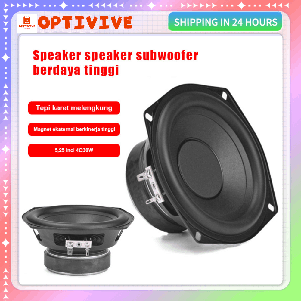 Jual Optivive Ready Stock Cod Hifi Subwoofer Bass Karet Besar In