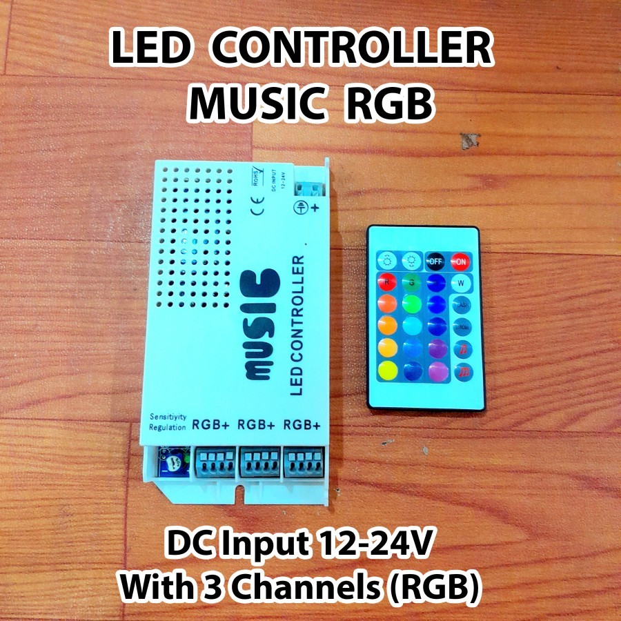 Jual LED CONTROLLER MUSIC RGB Shopee Indonesia