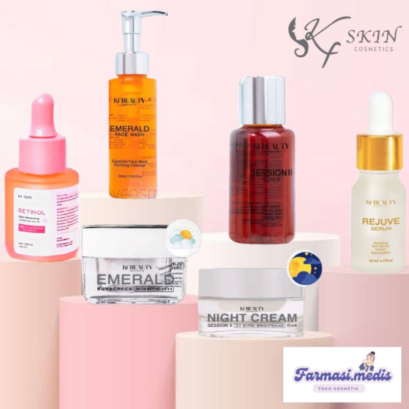 Jual KF SKIN KLINIK TAHAP 2/KF SKIN FACIAL WASH TAHAP 2/KF SKIN TONER ...