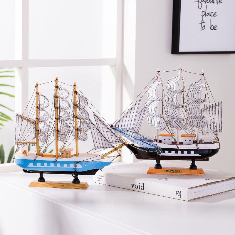 Jual Model perahu layar kayu kerajinan ruang tamu kantor kerajinan ...