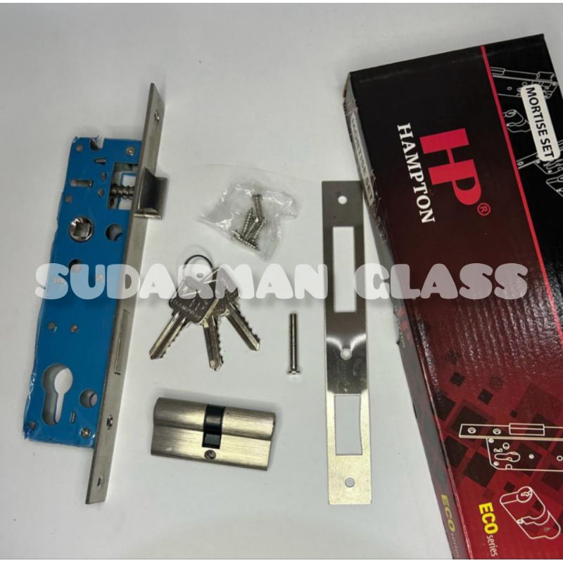 Jual MORTISE LOCK HAMPTON + CLYNDER BODY KUNCI PINTU ALUMINIUM | Shopee ...