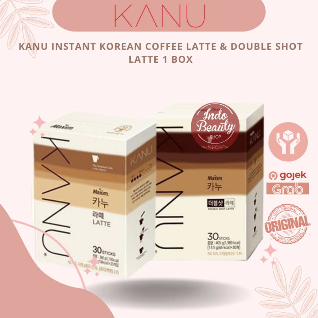 Jual Maxim Kanu Coffee Box Kopi Instan Asli Korea 1 BOX isi 30 Sachet