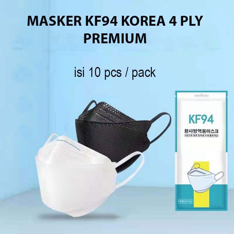 Jual MASKER KF94 3PLY EARLOOP ISI 10 PCS | Shopee Indonesia