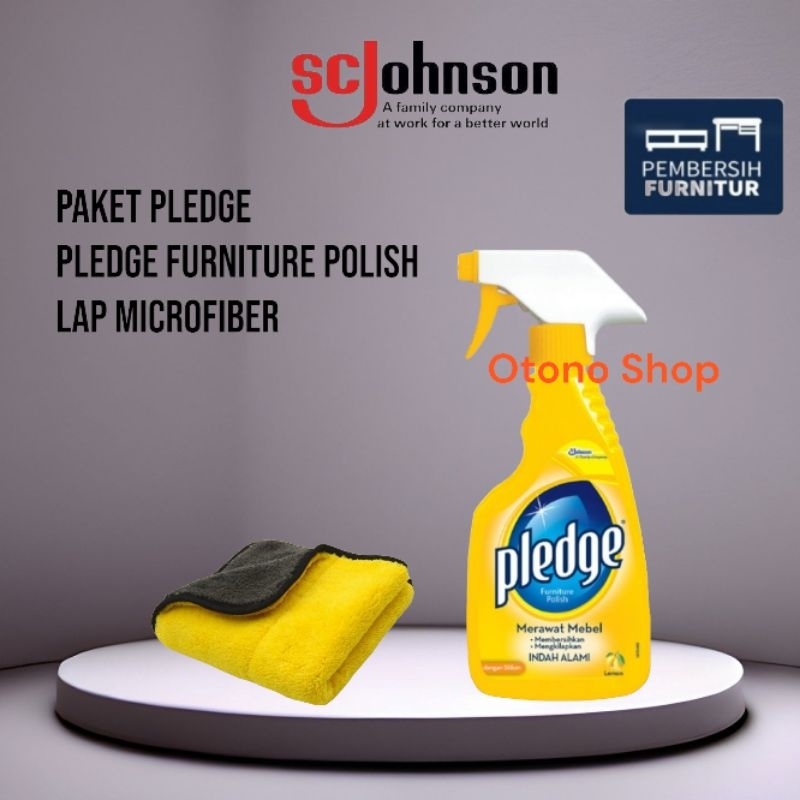 Jual Pledge Furniture Polish Liquid Pump 450 ml Shopee Indonesia