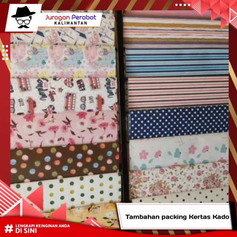 Jual Tambah Kertas Kado / Packing Kertas Kado / Kertas Kado / Kertas ...