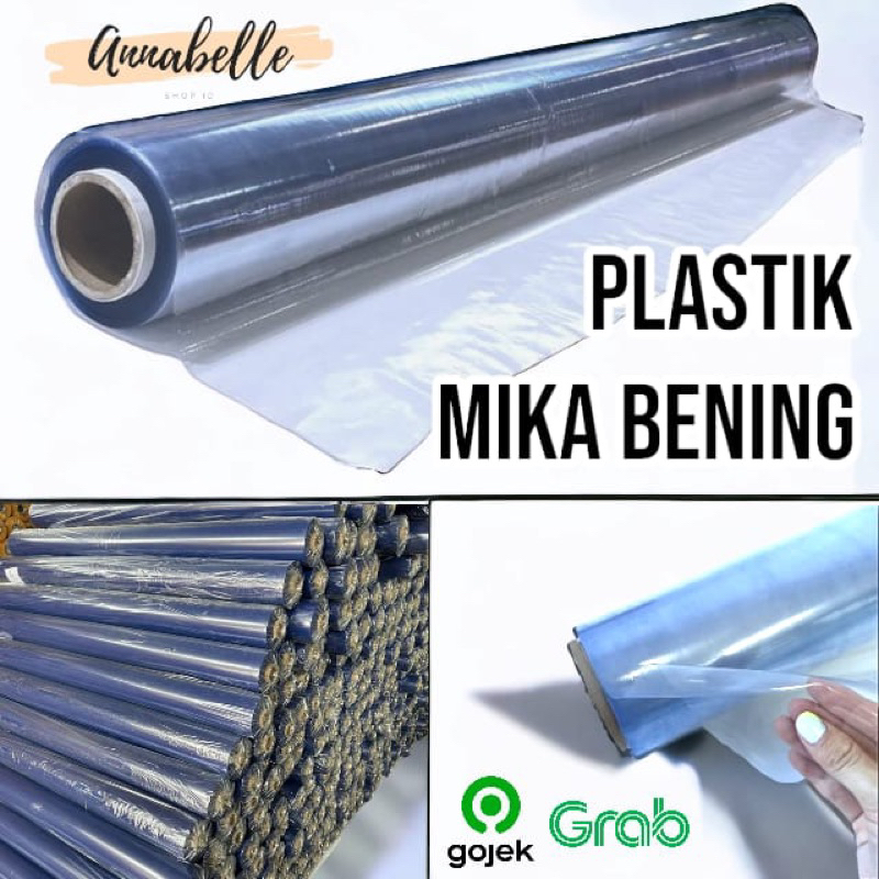 Jual Plastik Bening Plastik Mika Taplak Meja Bening Meteran Sampul Bening Alas Meja 0697