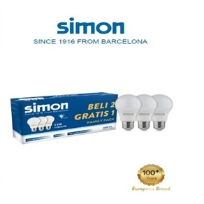 Jual Lampu Simon Family Pack 7W isi 3pc | Shopee Indonesia