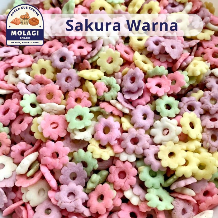 Jual Ajisan Pilus Ribut Sakura Warna 250 Gram - Molagi Snack | Shopee ...