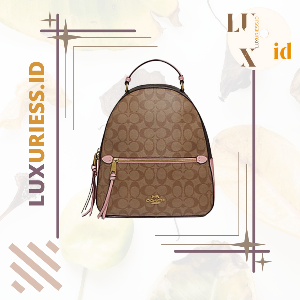Jual COACH JORDYN BACKPACK IN SIGNATURE KHAKI PINK Shopee Indonesia