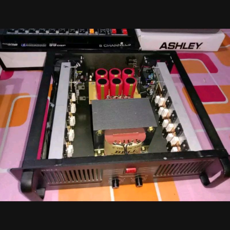 Jual POWER AMPLIFIER RAKITAN 15 amper besar ct 45 (free packing kayu