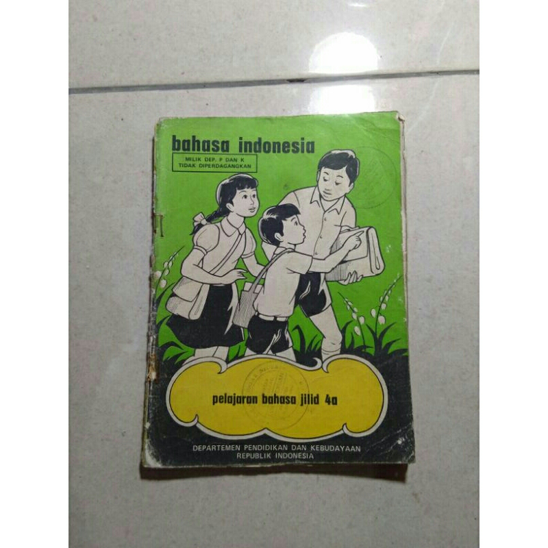 Jual Buku Pelajaran Jadul Bahasa Indonesia Jilid 4a Shopee Indonesia