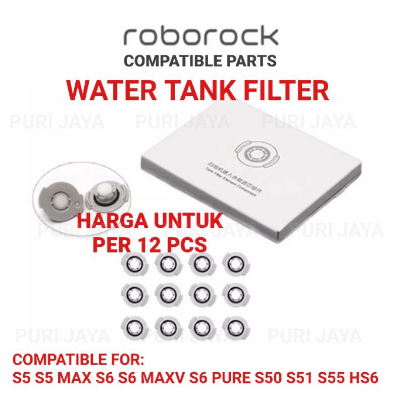 Parts Roborock S5 S50 S55 S6 Robot Cleaner Filter Mop Max Roller Brush  Water Tank Kain Pel Sikat Dust Tangki Air Debu Kotak