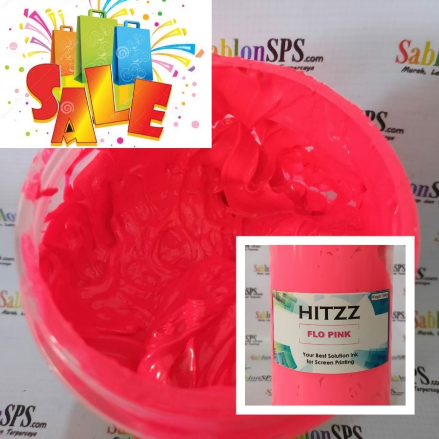 Jual TINTA SABLON PLASTISOL FLO PINK 1KG | Shopee Indonesia