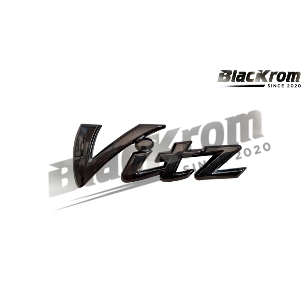 Jual Logo Emblem Black Chrome Tulisan Vitz | Shopee Indonesia