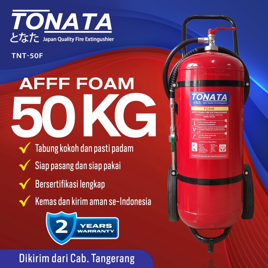 Jual APAR APAB 50KG TONATA / FOAM 50 KG / Set Komplit | Shopee Indonesia