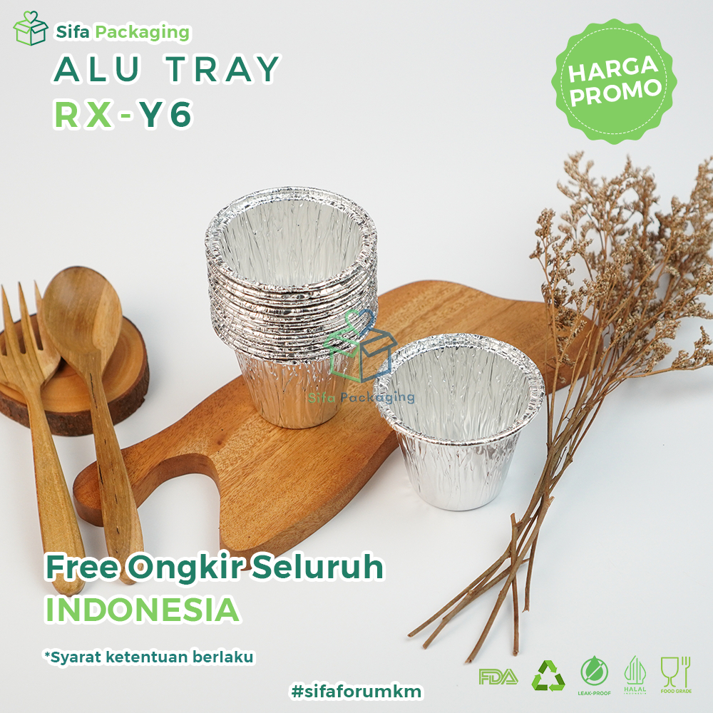 Jual Alumunium Foil Cup RX Y6 Aluminium Tray Zupa Soup Kue Muffin ...