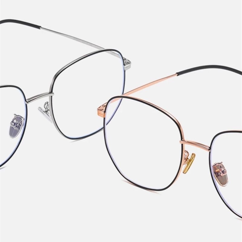 Jual frame kacamata besi vintage korea gaya murah | Shopee Indonesia