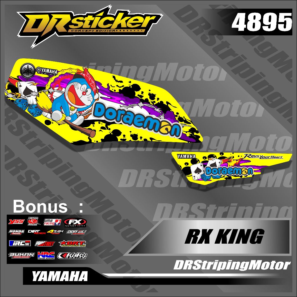 Jual Sticker Variasi Striping Motor Yamaha Rx King Stiker Rx King ...