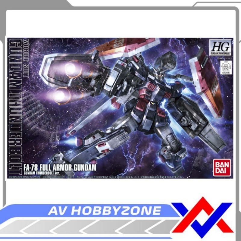Jual HG FA-78 Full Armor Gundam Thunderbolt Ver (1/144) Bandai | Shopee ...