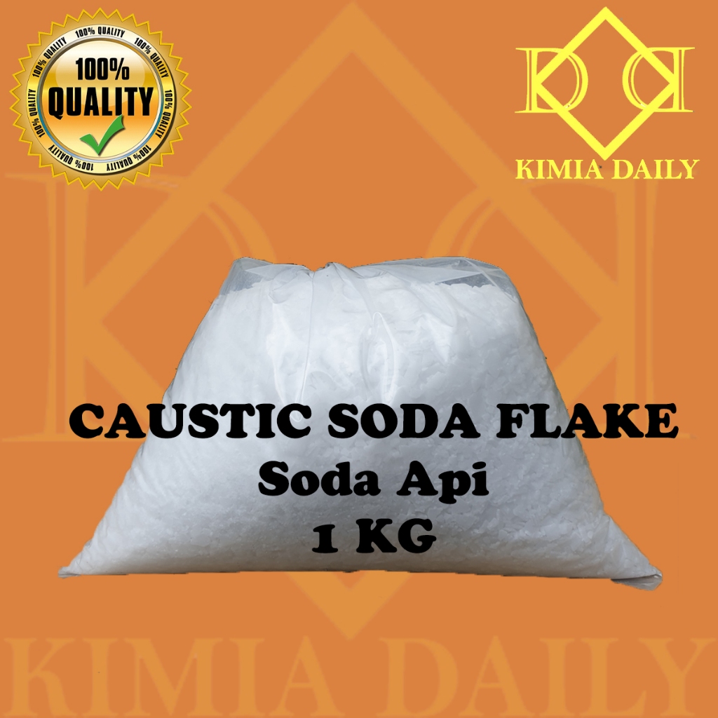 Jual Caustic Soda Flake / Soda Api / NaOH 99 1 KG Shopee Indonesia